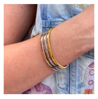 THREE TONE BANGLE