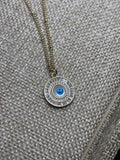 Eye Gold filled necklace