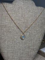 Eye Gold filled necklace